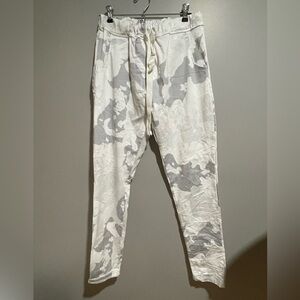 Stylish White and Gray Men's Pants